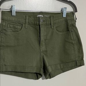 Old Navy Dark Green Women's Cargo Shorts